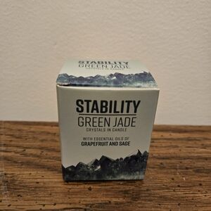 Stability Green Jade Candle